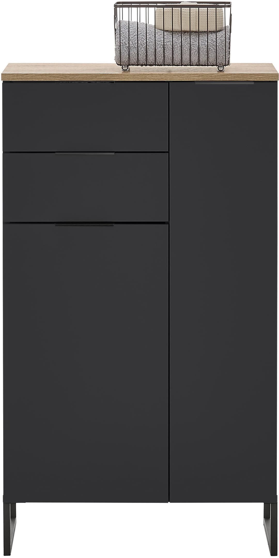 BASIC by Balculina Midischrank Denver | Schwarz