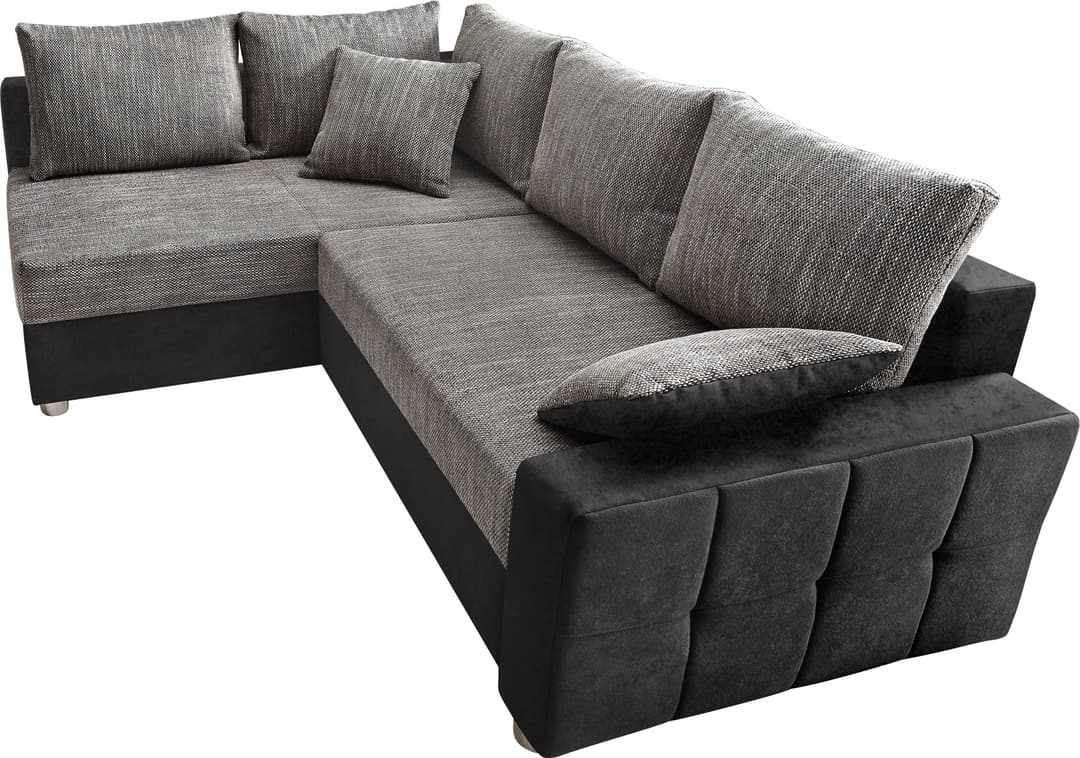 COLLECTION AB Ecksofa Parma L-Form | Grau