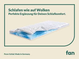 fan Topper Gel-Feeling | Weiß