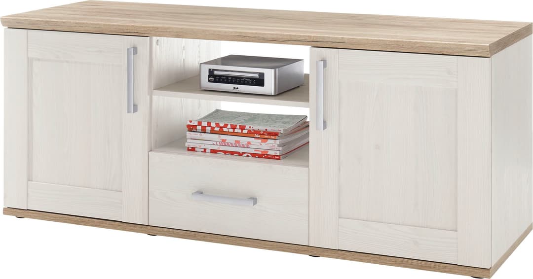 HBZ Lowboard Romance Landhaustil | Holztöne