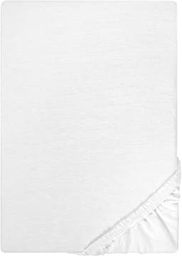 Castell Jersey-Kids Spannbettlaken | Weiß