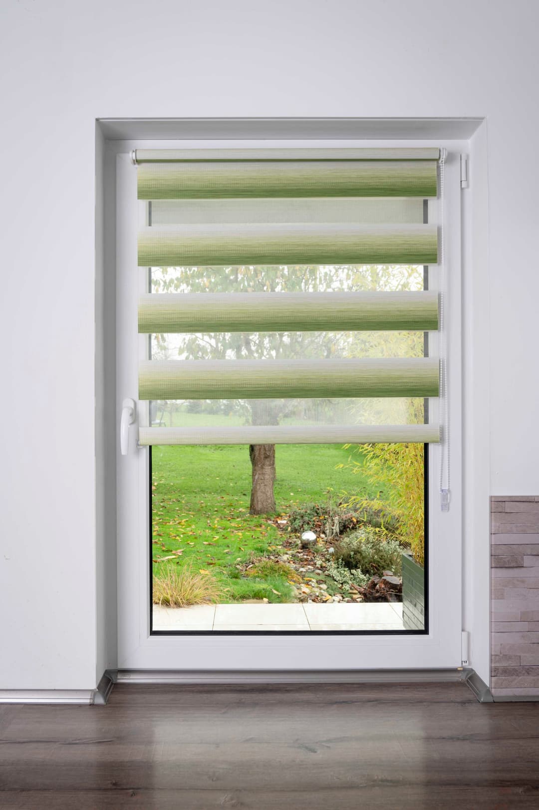 K-HOME Doppelrollo mit Farbverlauf | Grün