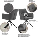 OTTO home Drehstuhl Haily | Grau 3