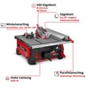 Einhell Tischkreissäge TE-TS 10 T | Rot 3