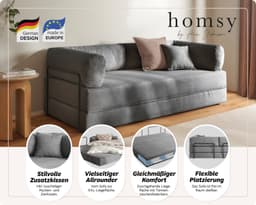 homsy by Ana Johnson Schlafsofa Folda | Grün