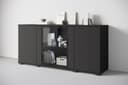 Home affaire Sideboard Caro | Schwarz