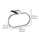 WENKO Handtuchring Orea | Silber 3