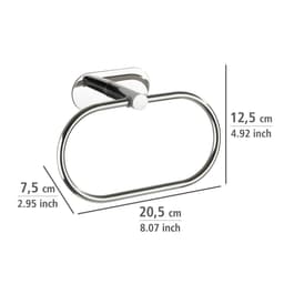 WENKO Handtuchring Orea | Silber