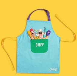 Chefclub Kochschürze für Kinder | Blau