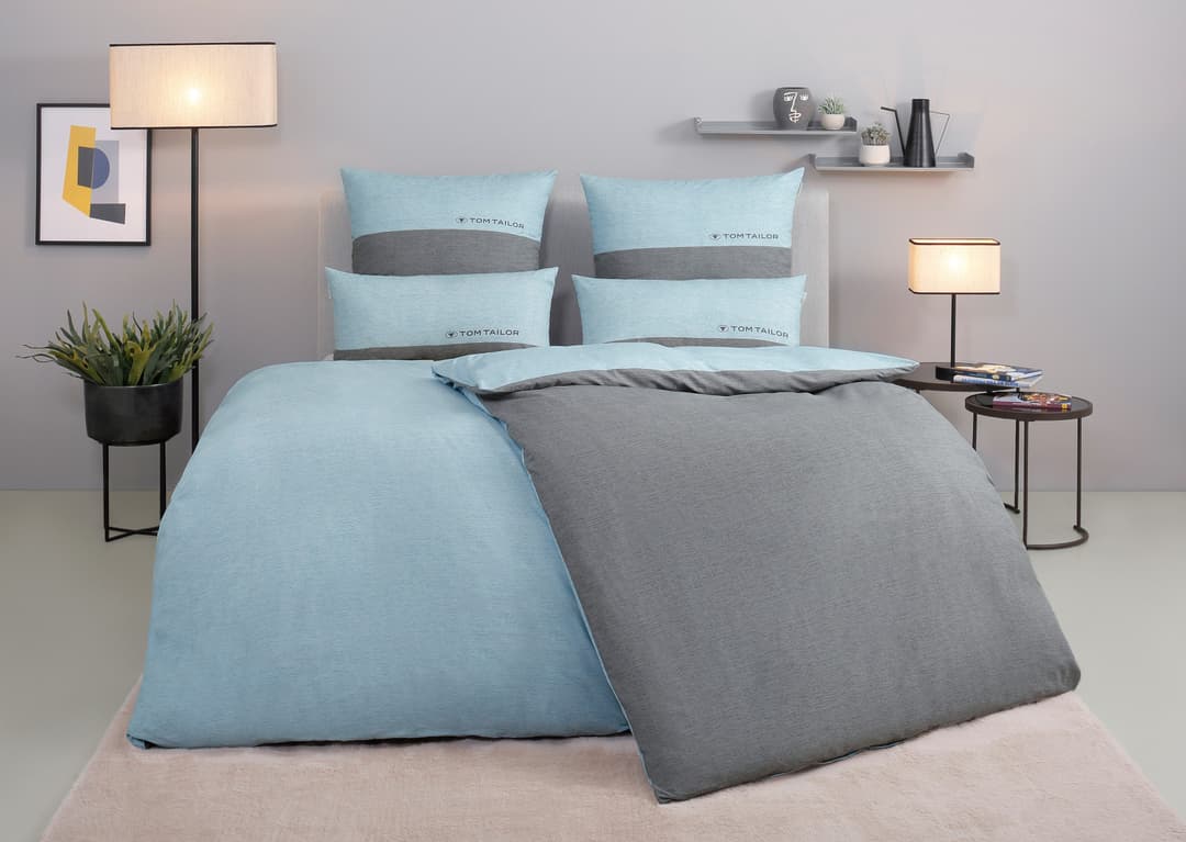 TOM TAILOR HOME Henry Bettwäsche | Blau