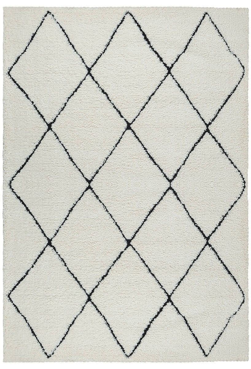 the carpet Teppich Bahar Shaggy | Beige