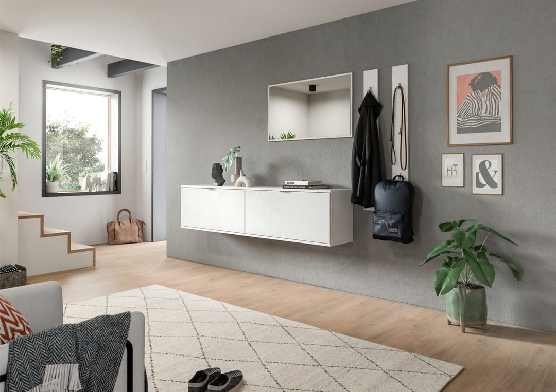 Home affaire Garderobenpaneel Trondheim | Weiß