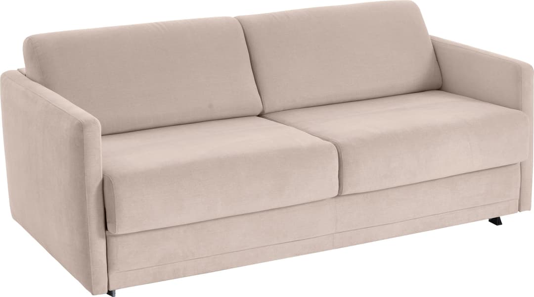 ATLANTIC home collection Schlafsofa Limone | Beige