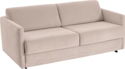 ATLANTIC home collection Schlafsofa Limone | Beige