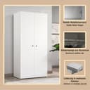INOSIGN Kleiderschrank Jersey | Weiß 3