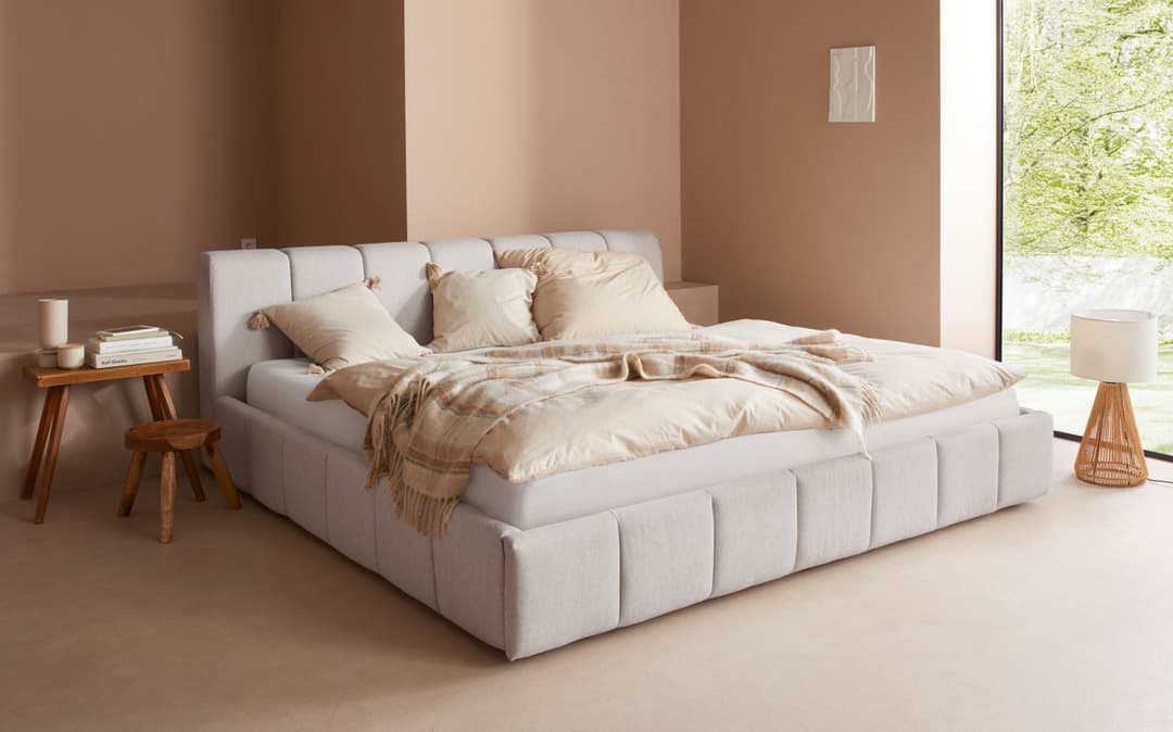 LeGer Home by Lena Gercke Polsterbett Maileen | Beige