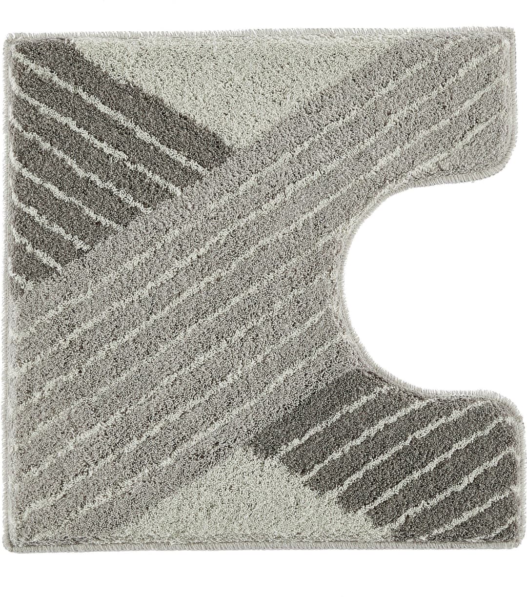 Kleine Wolke Badematte Cross | Grau