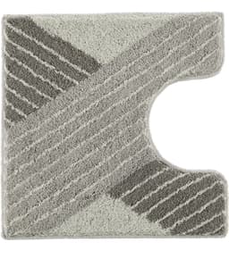 Kleine Wolke Badematte Cross | Grau