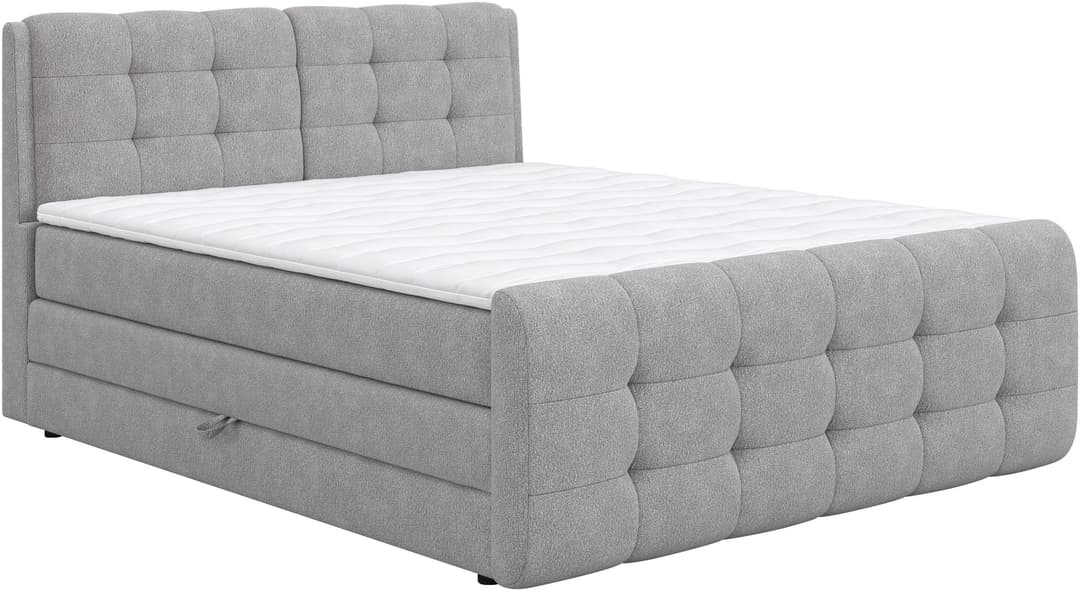COTTA Boxspringbett Fort | Grau