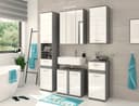 welltime Badezimmerspiegelschrank LUCCA | Grau 5