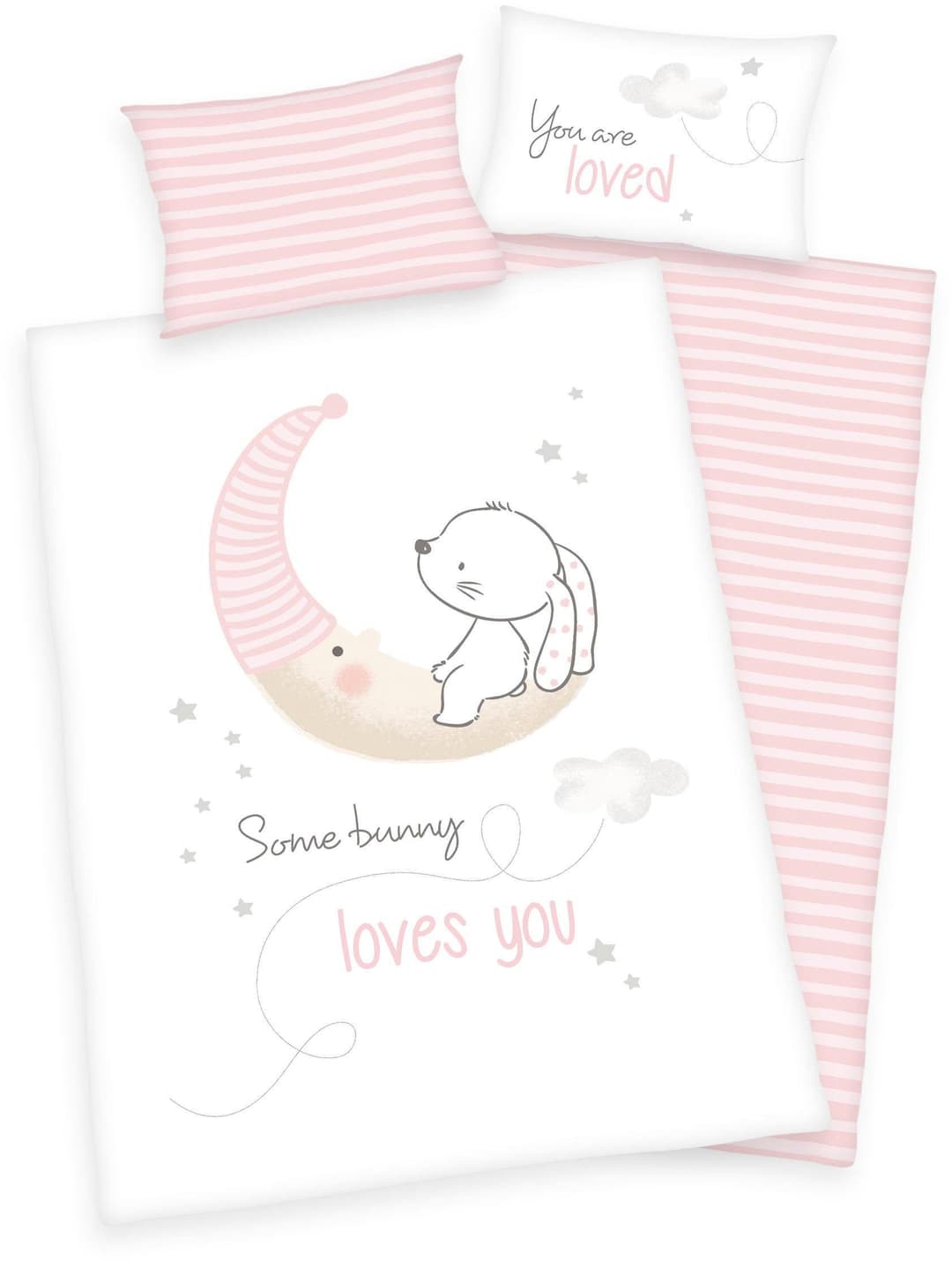 Baby Best "Little Bunny" Babybettwäsche | Rosa