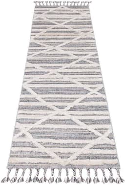 Carpet City Hochflor-Teppich Valencia 810 | Grau