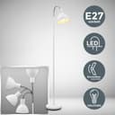 B.K.Licht LED Stehlampe | Weiß 2