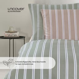 uncover by SCHIESSER Bettwäsche Colorado | Grün