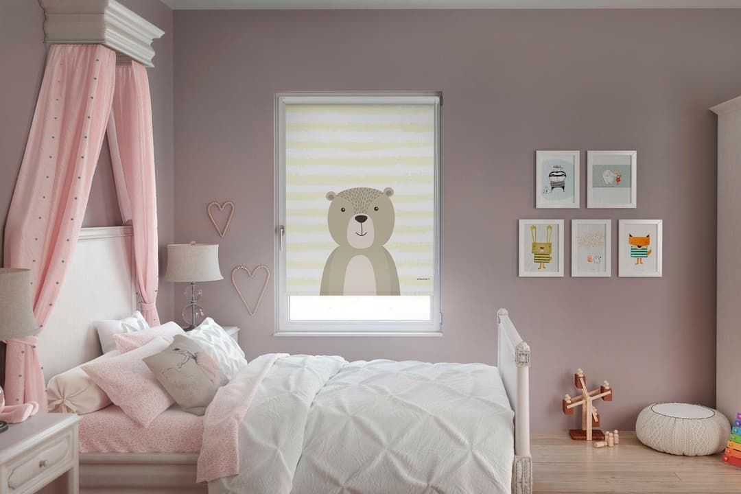 Seitenzugrollo Bär | Beige