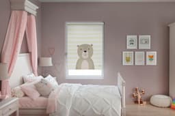 Seitenzugrollo Bär | Beige