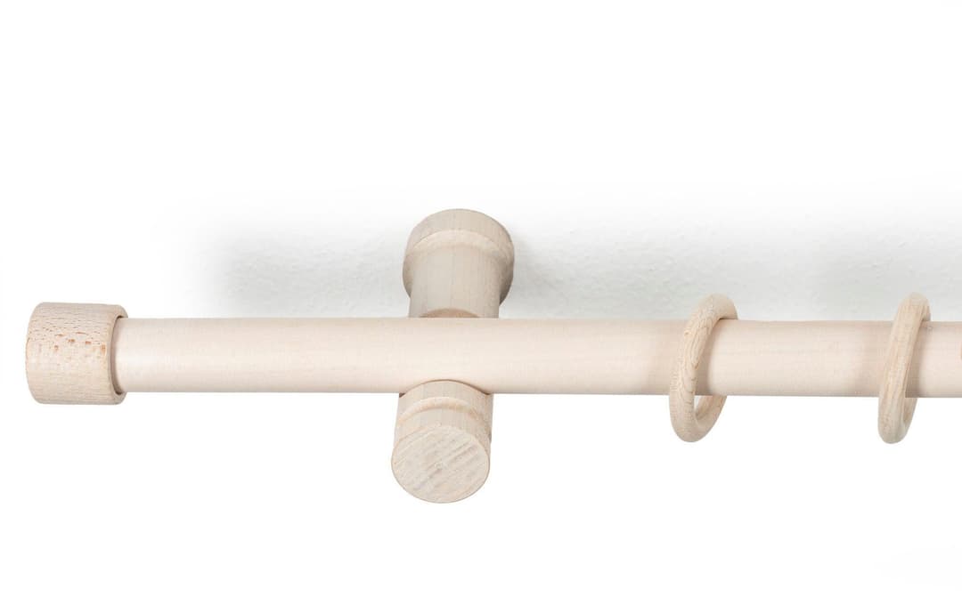 SN DECO GROUP Gardinenstange Cafiro | Holztöne