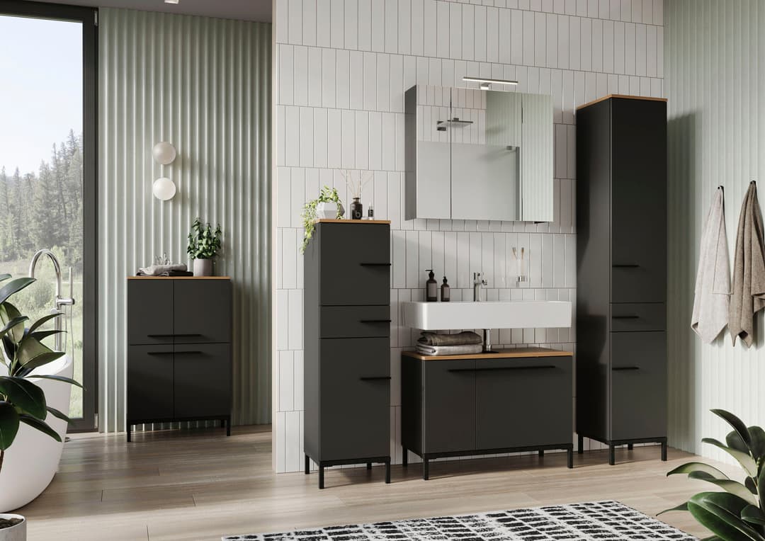 GERMANIA Hochschrank Yonkers | Braun