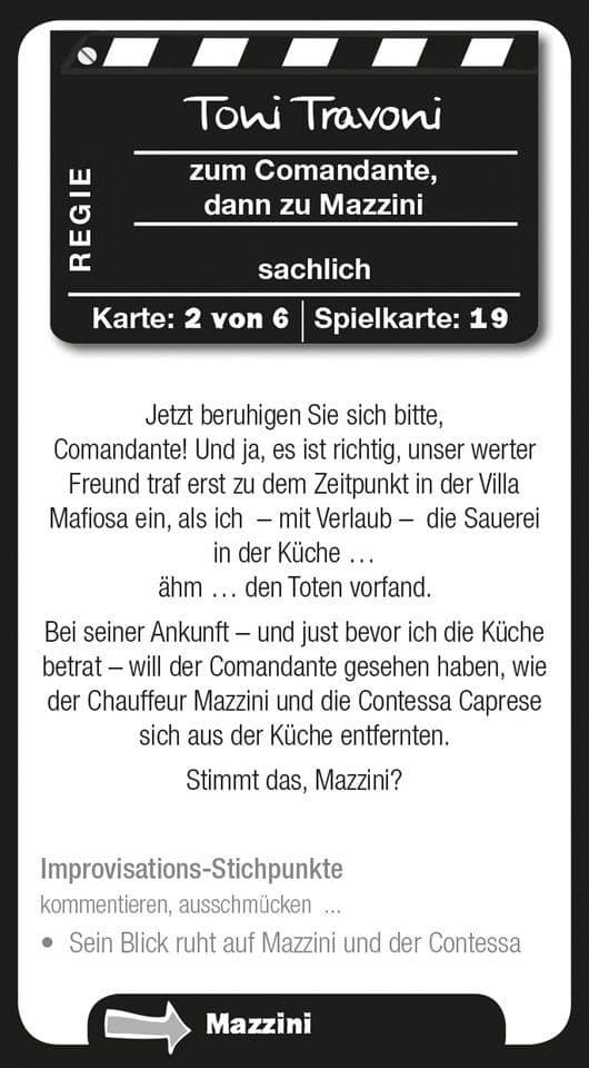 GMEINER Spiel Mord in der Villa Mafiosa | Mehrfarbig
