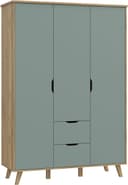 Forte Drehtürenschrank Vankka | Grün