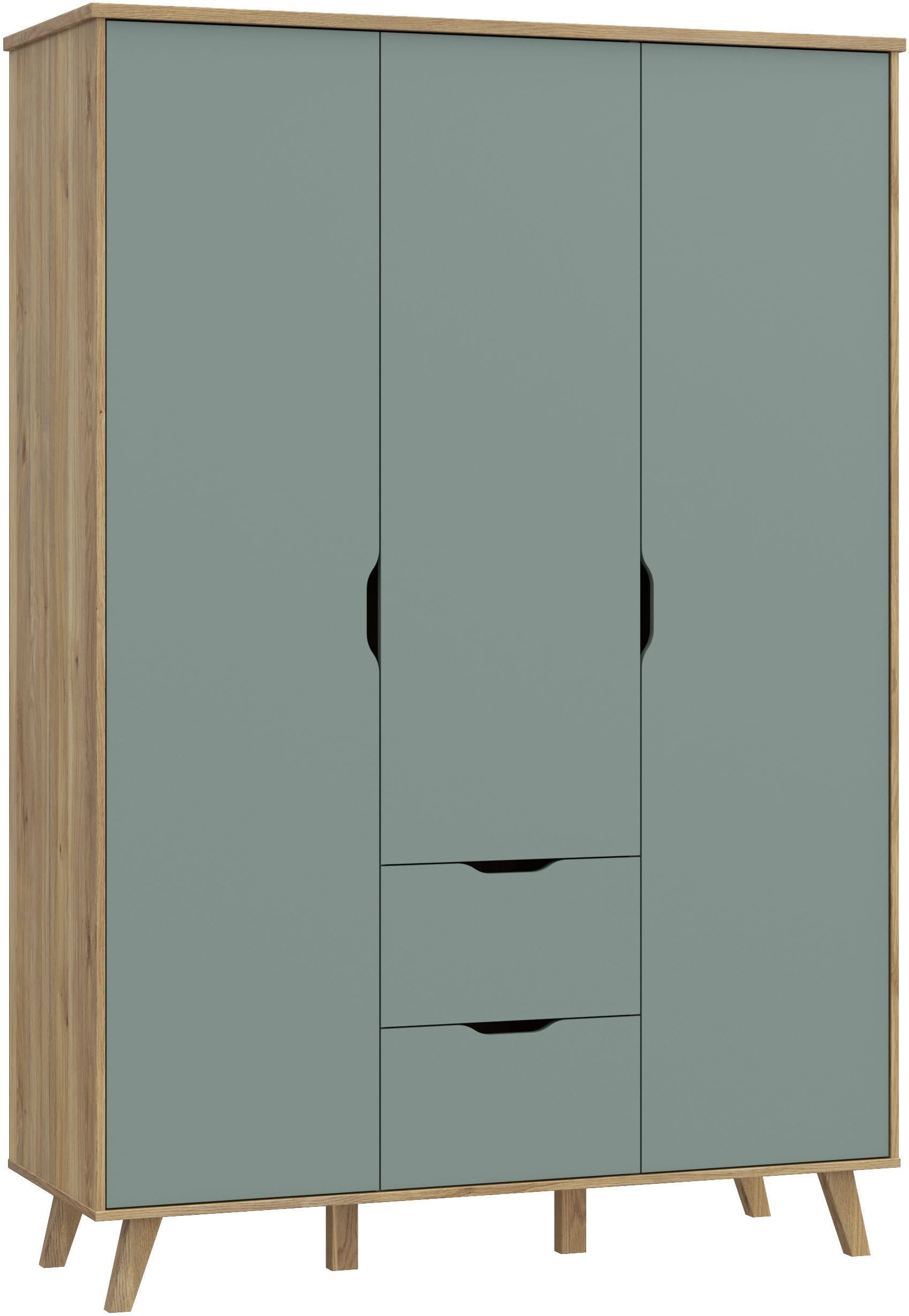 Forte Drehtürenschrank Vankka | Grün