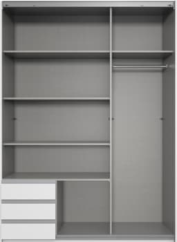 Wimex Schwebetürenschrank Emden | Grau