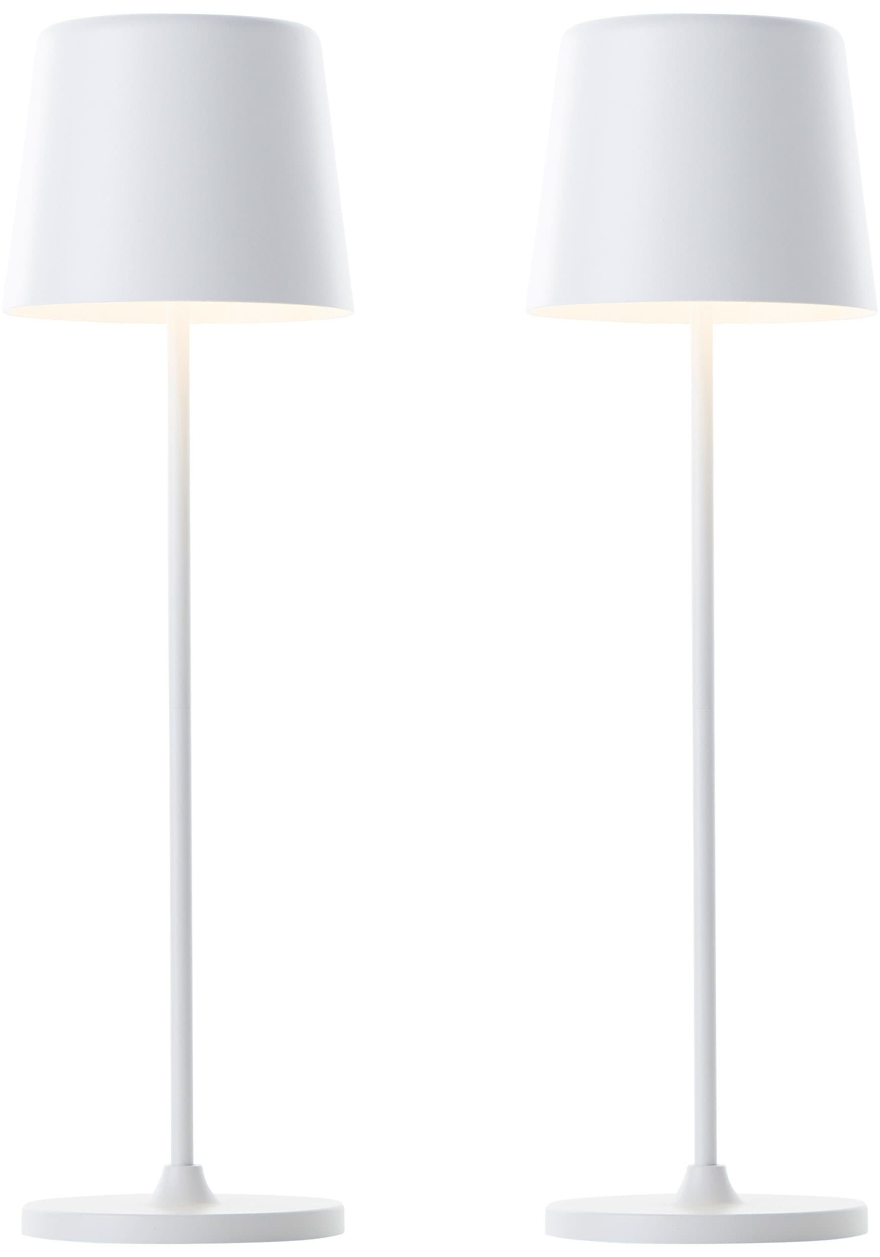 Brilliant LED Tischleuchte Kaami | Weiß