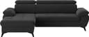 COTTA Ecksofa Hudson L-Form | Schwarz 2