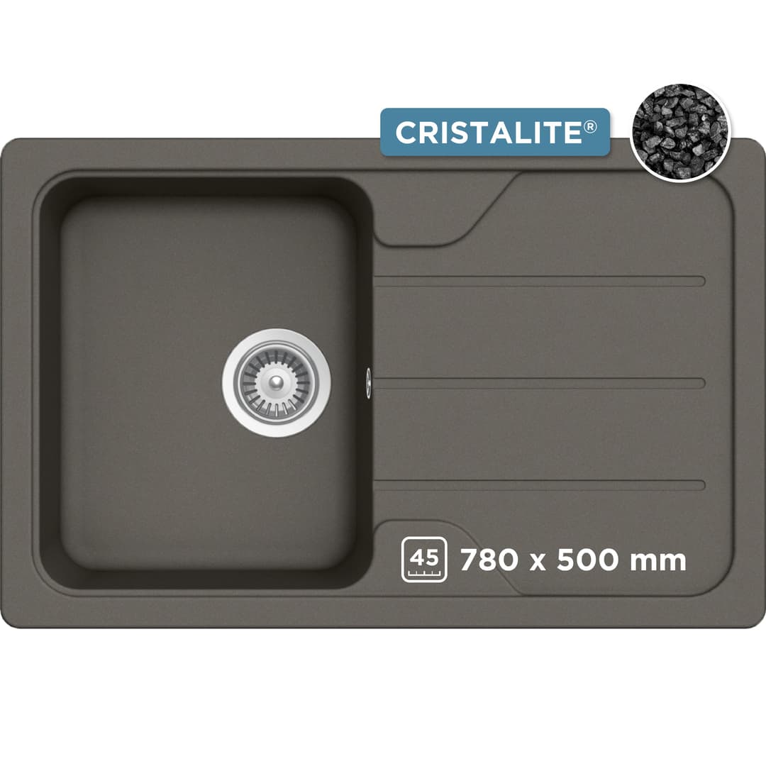 Schock Formhaus Mini Spüle | Schwarz
