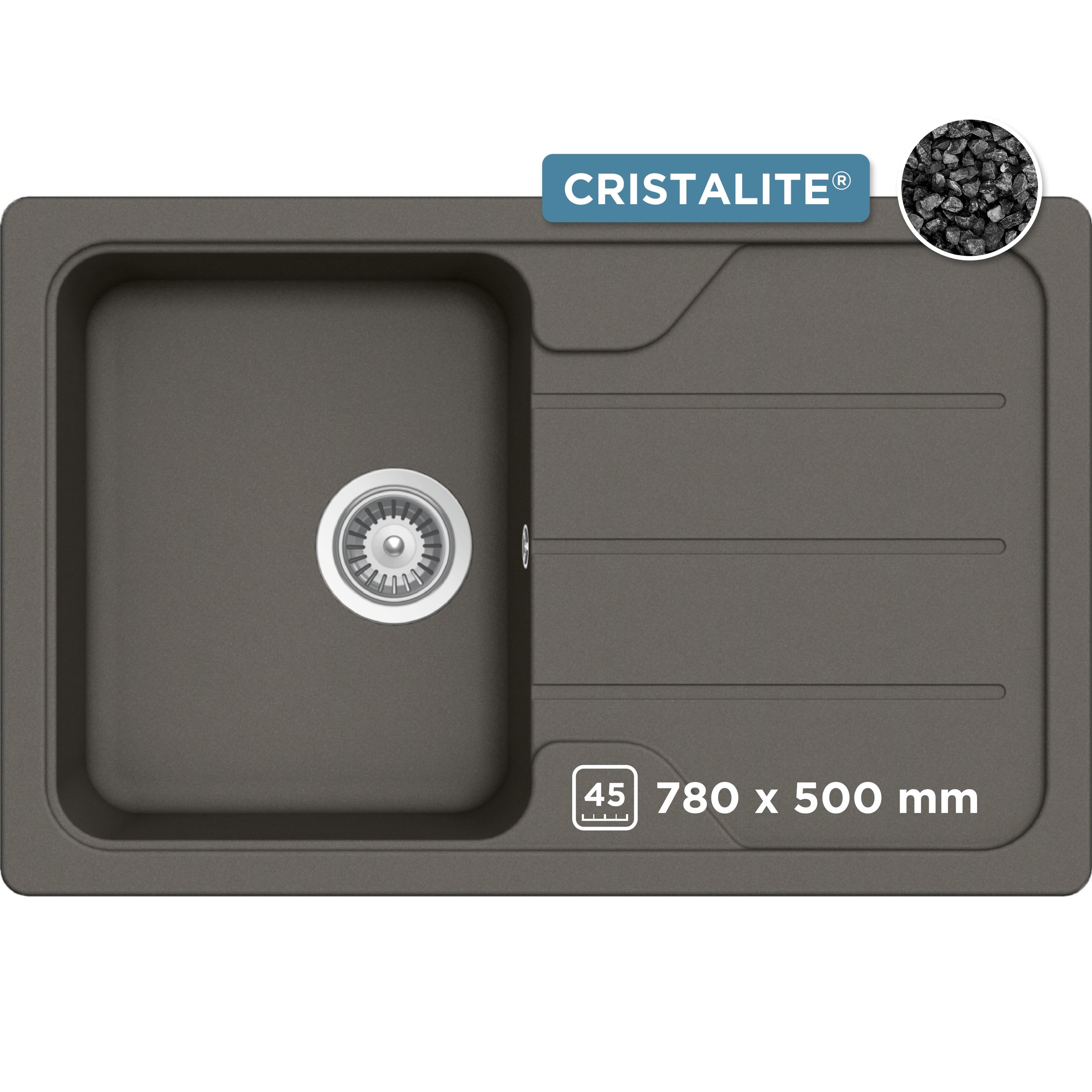 Schock Formhaus Mini Spüle | Schwarz