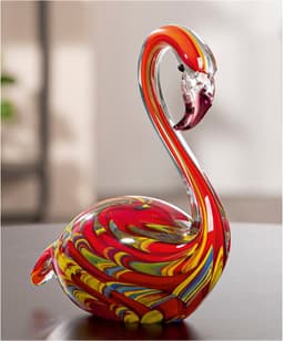 Casablanca by Gilde Tierfigur Flamingo | Mehrfarbig