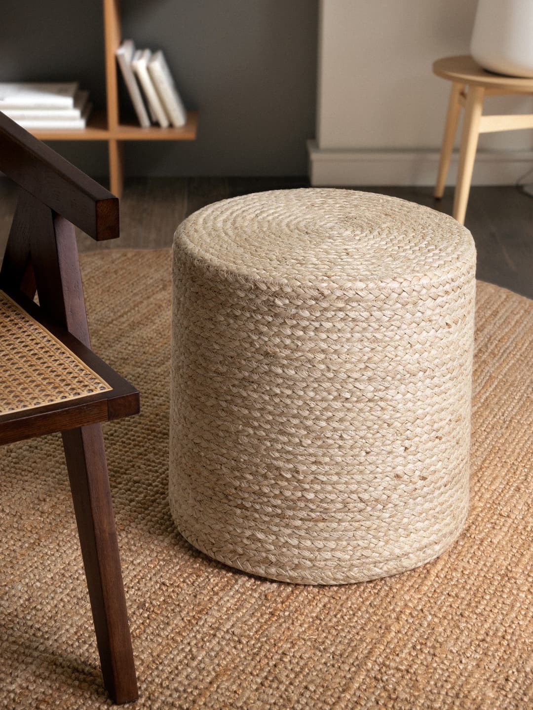 HANSE Home Pouf Looma | Braun