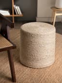 HANSE Home Pouf Looma | Braun