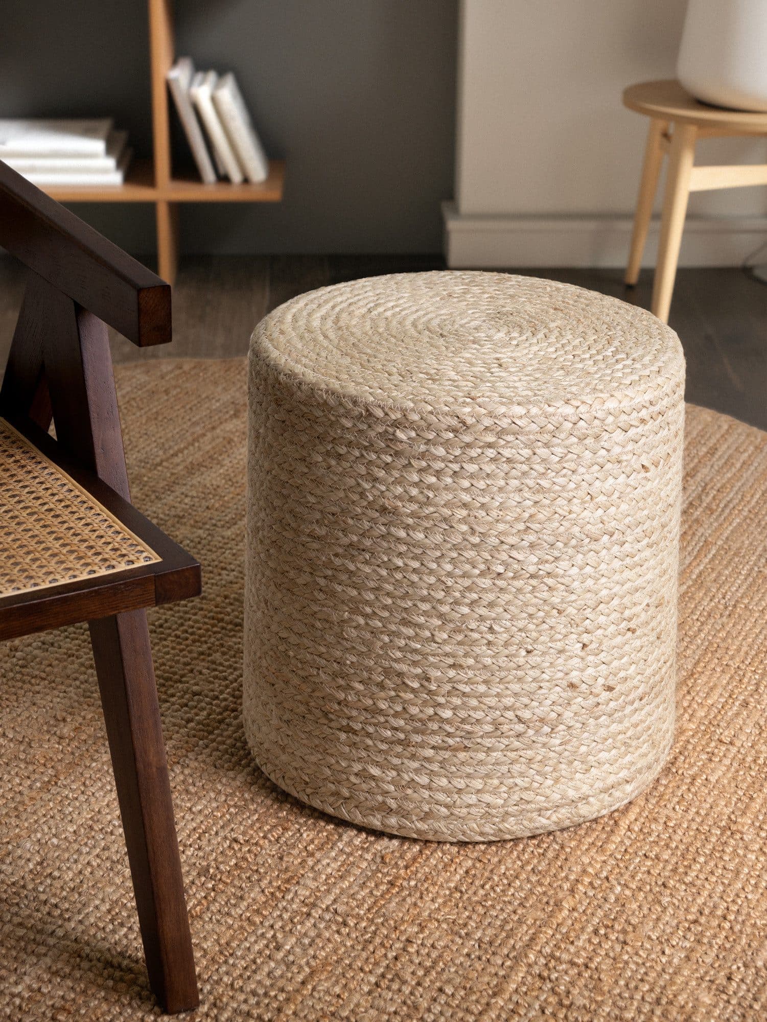 HANSE Home Pouf Looma | Braun