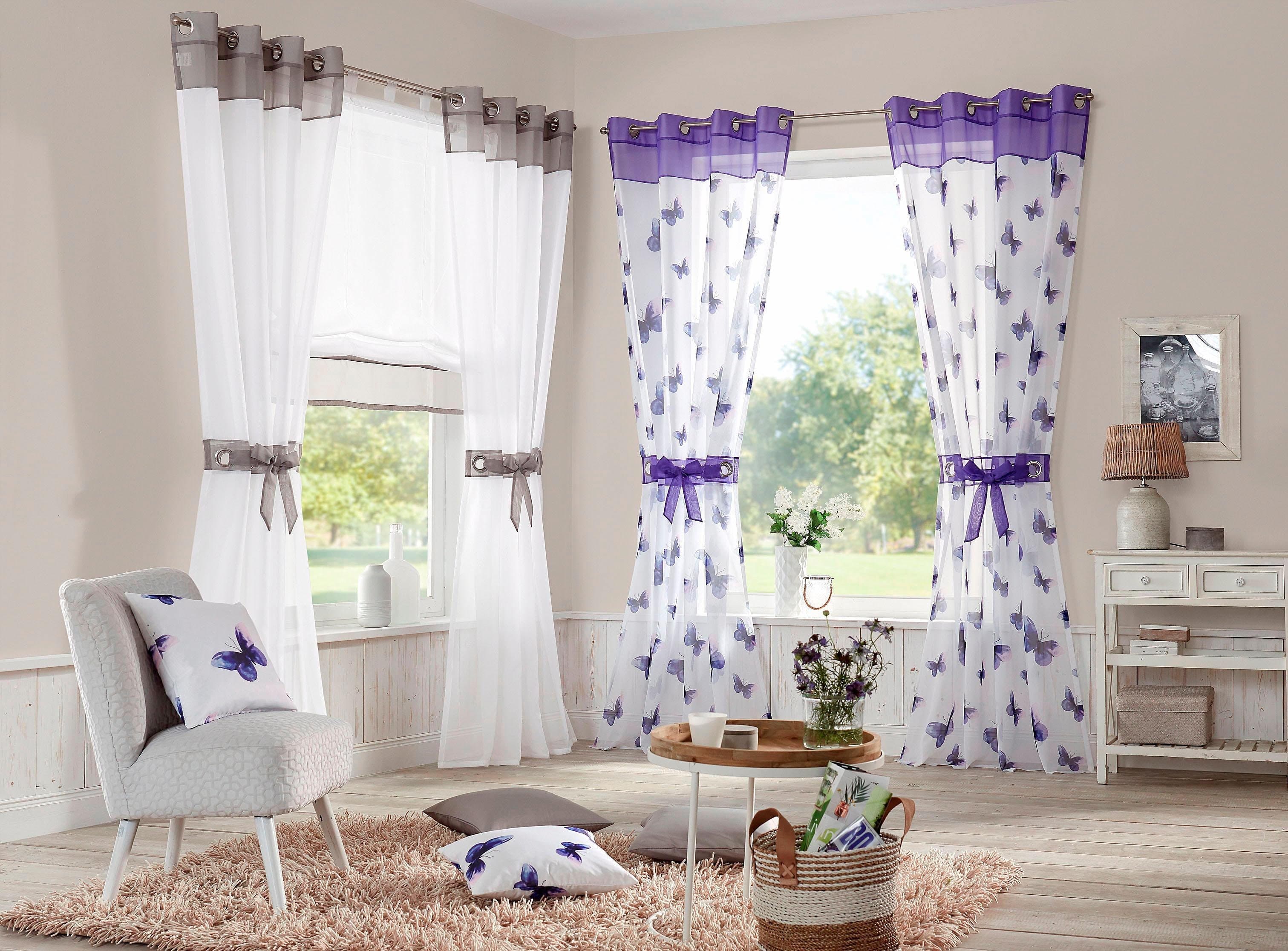 OTTO home Gardine Villars | Grau