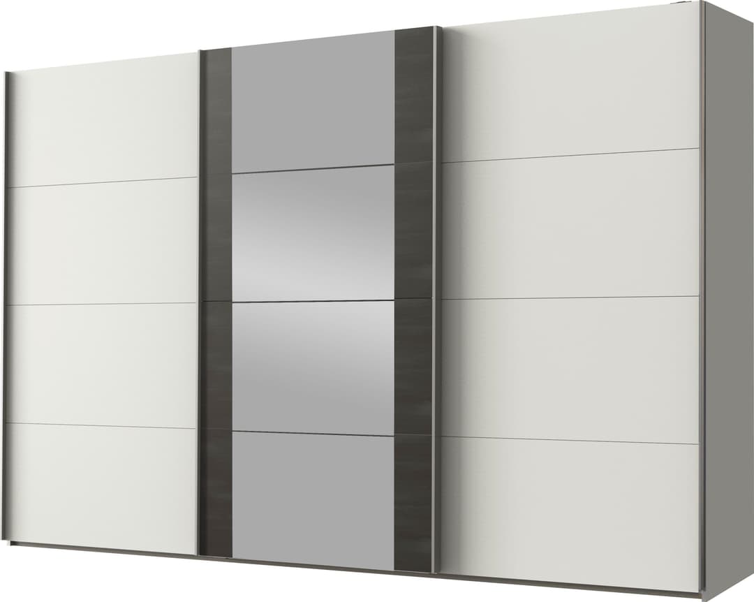 Wimex Schwebetürenschrank Bern | Weiß