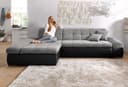 DOMO collection Ecksofa Moric | Grau