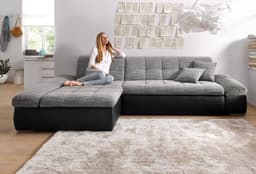 DOMO collection Ecksofa Moric | Grau