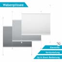 Good Life Wabenplissee Aris | Silber 3