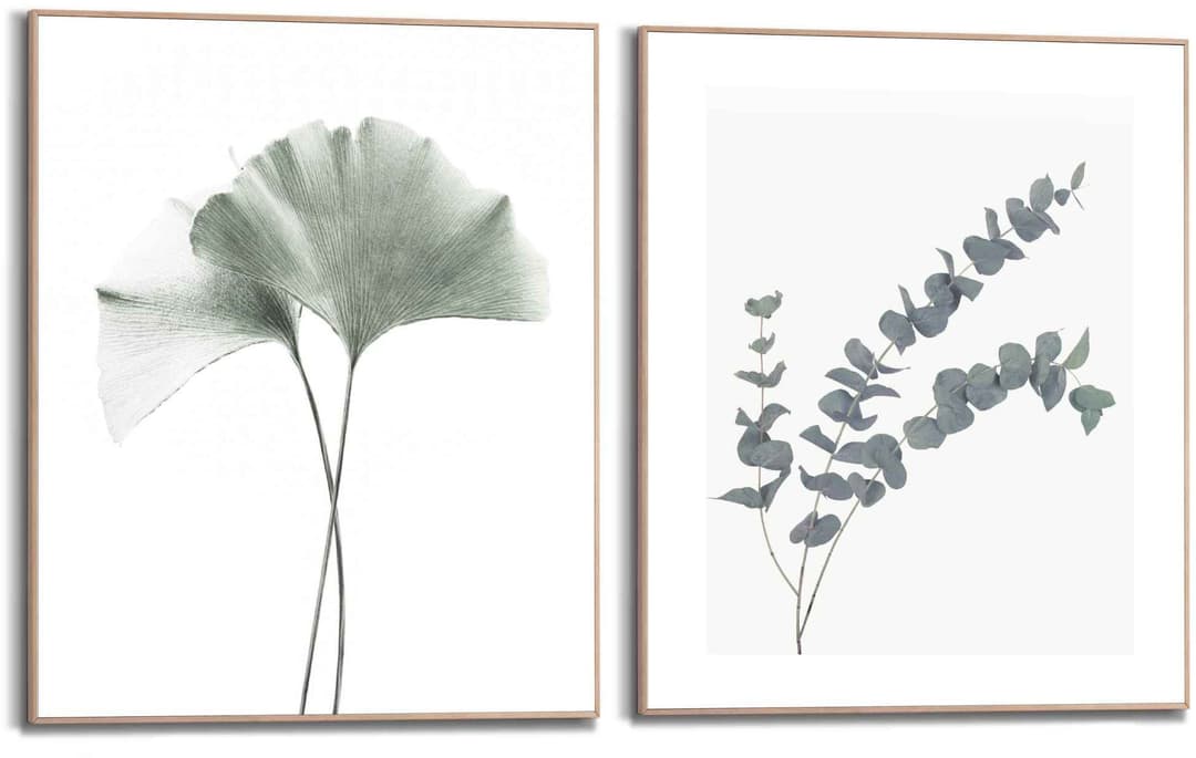 Reinders! Slim Frames Eukalyptus Blatt Pflanze Ginko | Holztöne